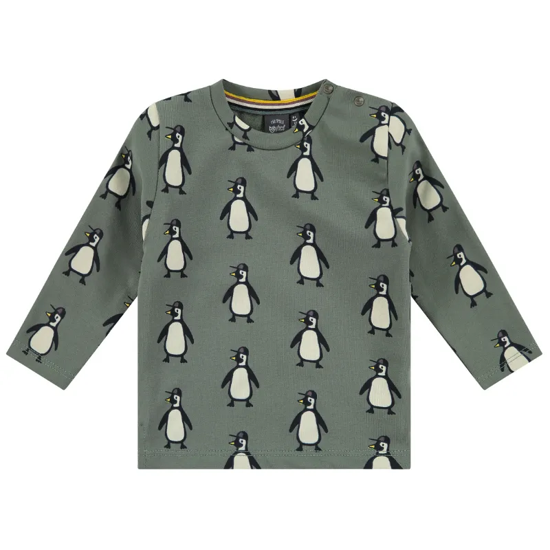 Teeshirt vert pingouin de la marque Babyface