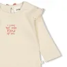 Teeshirt beige Feetje de la collection Sending Love