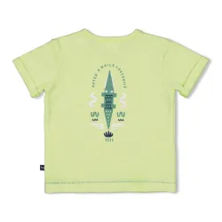 Teeshirt vert fluo Feetje de la collection Later Gator